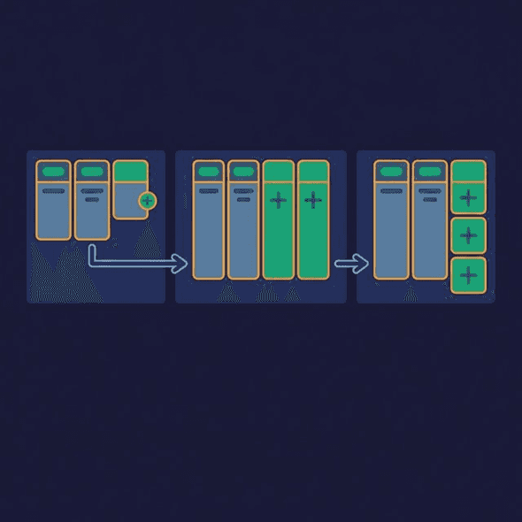 Additive schema evolution: columns only added, never removed or renamed