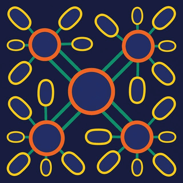 Data Vault model showing Hubs, Links, and Satellites as interconnected components