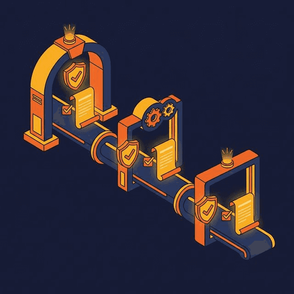Contract enforcement at pipeline boundaries: ingestion, transformation, serving