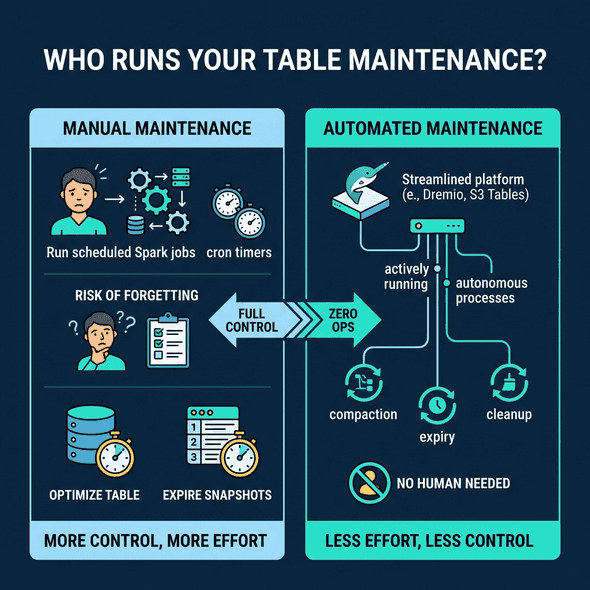 Comparison of automated versus manual maintenance approaches